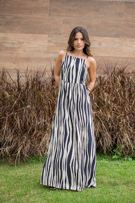 Vestido Longo Alça Fluir