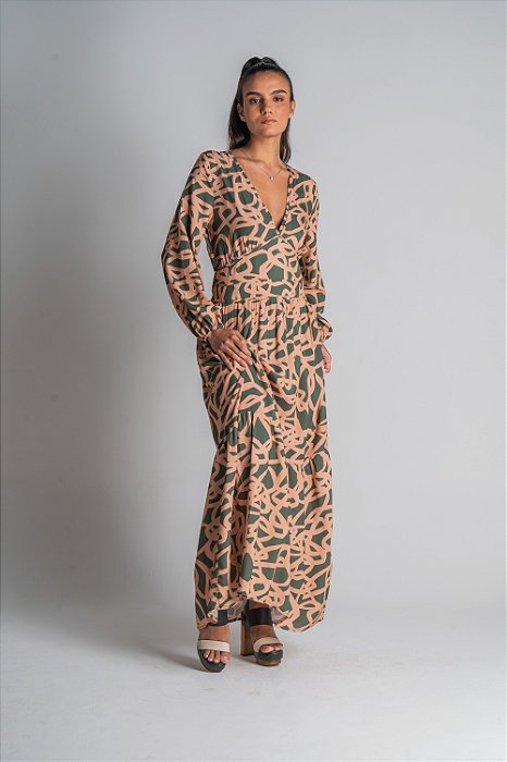 Vestido longo Vivo Poesia
