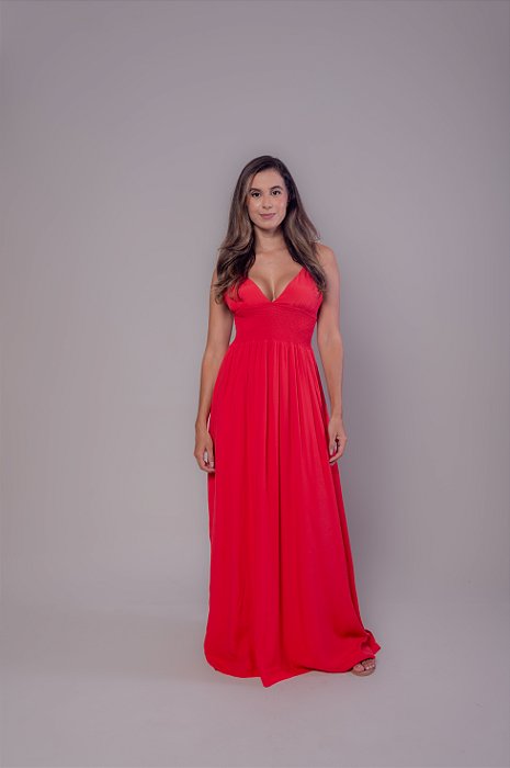 Vestido Longo Lastex Encanto