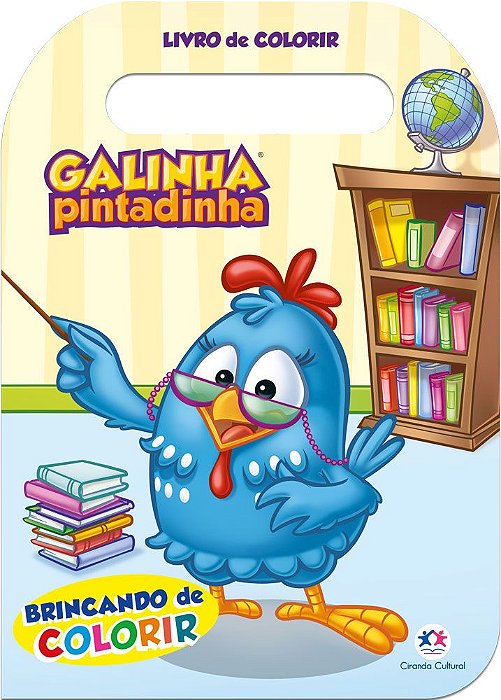 Galinha Pintadinha - Brincando de colorir - com alça