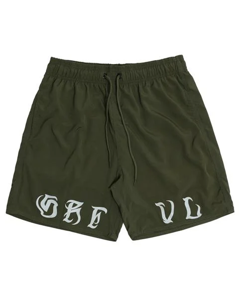 Shorts Surfavel Tactel Chicano Letters (Verde)