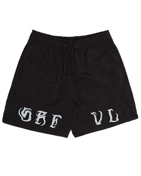 Shorts Surfavel Tactel Chicano Lettering (Preto)