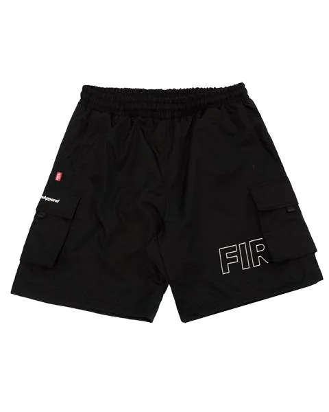 Lançamento  Bermuda Fire Rip Stop Forrada 'F' Logo (Preto)