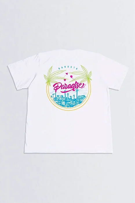 Camiseta CHRONIC “Paradise “ Branca