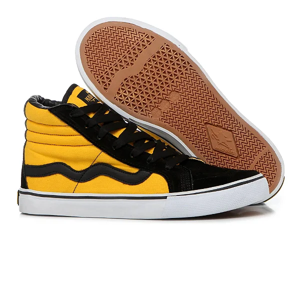Tênis Mad Rats Hi Top Preto/ Amarelo