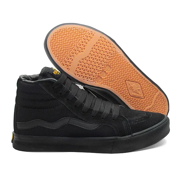 Tênis Mad Rats Hi Top Todo Black