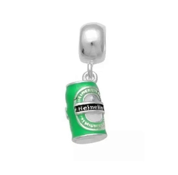 Berloque Pendente Latinha Cerveja Prata Eternal Joias