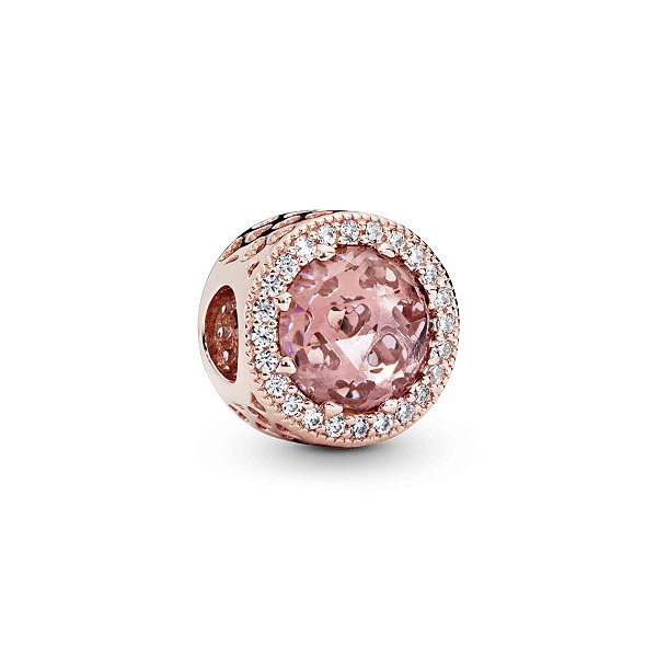 Berloque Separador Radiante Rosé Prata 925 Eternal Joias