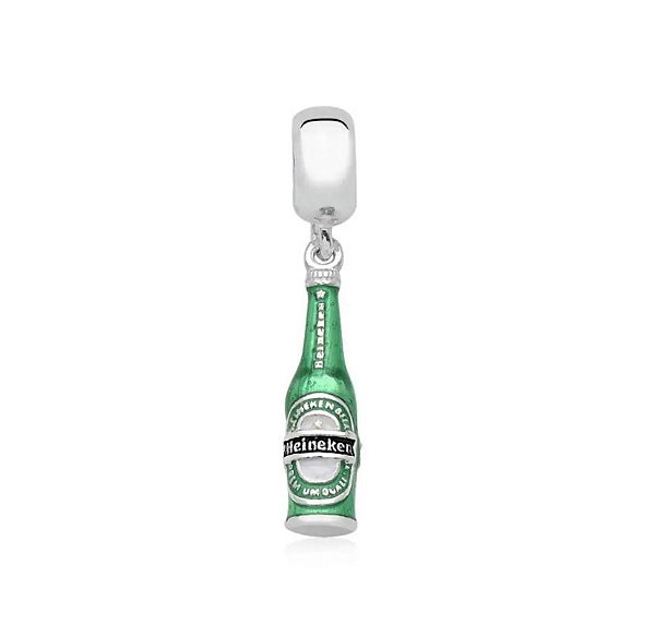Berloque Garrafa Cerveja Long Neck Prata 925 Eternal Joias