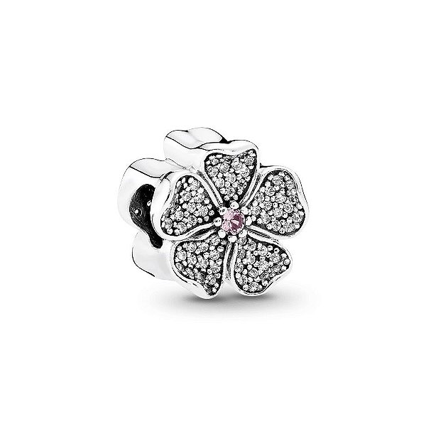 Berloque Flor de Maçã Em Prata 925 Eternal Joias