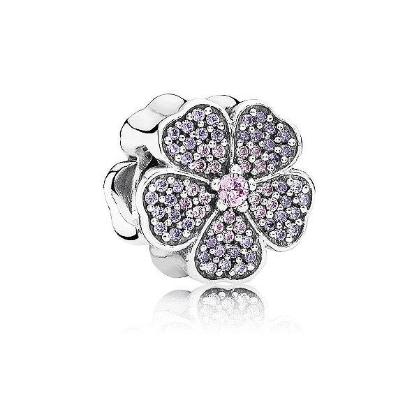 Berloque Flor Lilás Em Prata 925 Eternal Joias