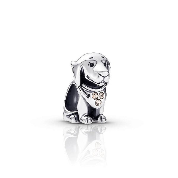 Berloque Cachorro Prata 925 Eternal joias original