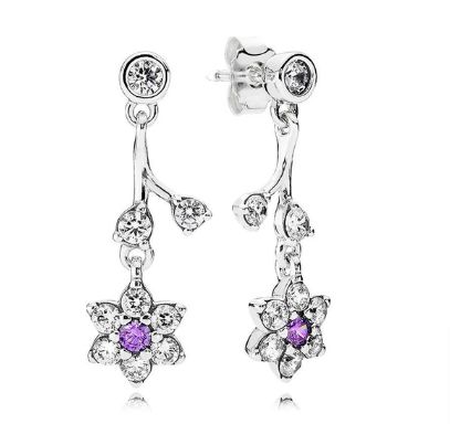 Brinco Flor da Recordação Prata Legítima 925