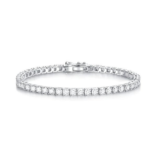 Riviera 3mm Diamante Moissanite 0.1ct Certificado GRA