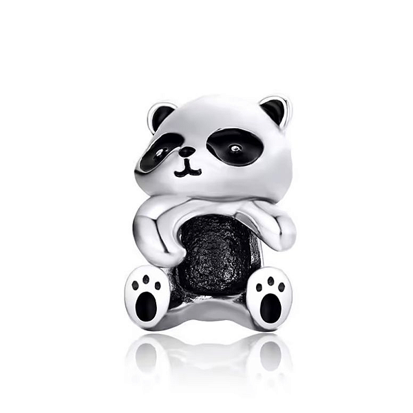 Berloque Separador Panda Em Prata Legitima 925