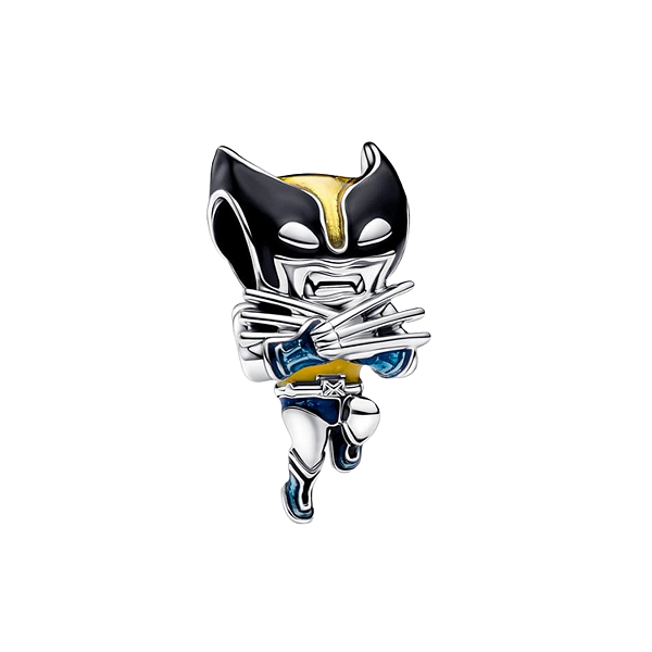 Berloque Separador Wolverine Em prata legítima 925