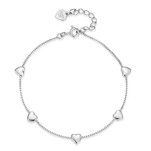 Pulseira Encanto do Amor Em Prata 925 Legitima