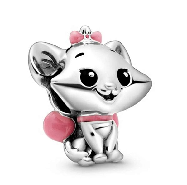 Berloque gatinha Marie baby Prata