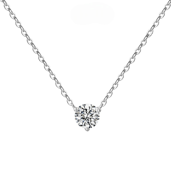 Colar Ponto de Luz 5mm Em Prata Legítima 925