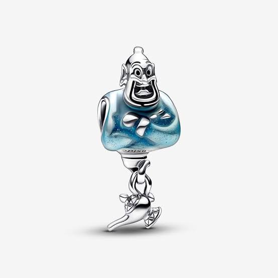 Berloque separador genio da lampada Prata legitima 925