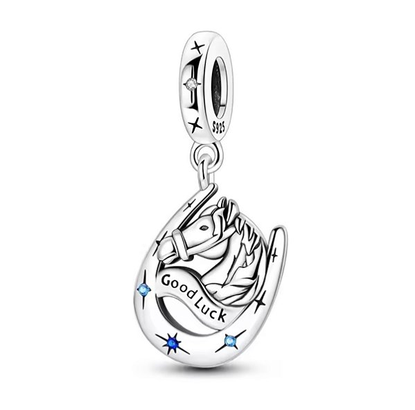 Berloque Pendente cavalo ferradura da sorte  Eternal Joias