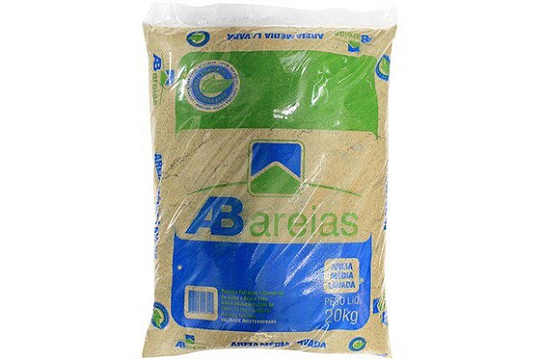 areia lavada