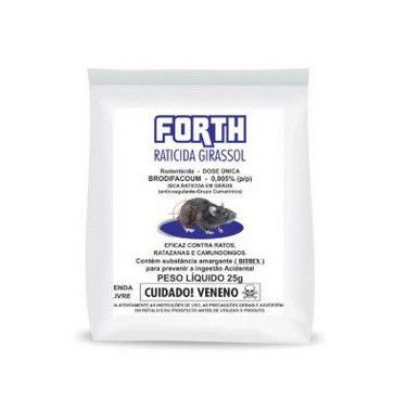Forth Raticida Isca Girassol - 200 gramas