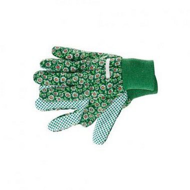 Luvas para Jardim Tricotadas com Algemas e Pontos em PVC - Palisad