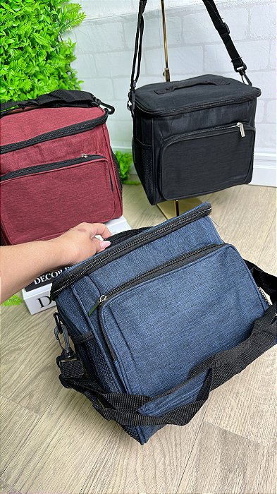 Bolsa térmica grande c/ tela lateral