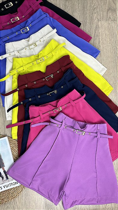 Shorts GG plus c/ cinto- 64