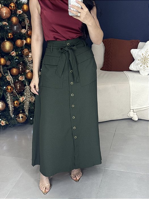 Saia longa c/ botões - 1685