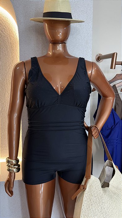 Macaquinho/ maiô Plus c/ strass - 2025-81