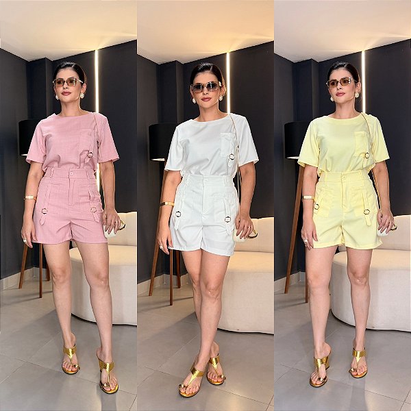 Conjunto Blusa + short - 34452