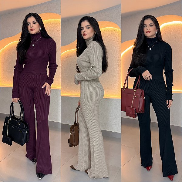 Conjunto tricô modal - 1815