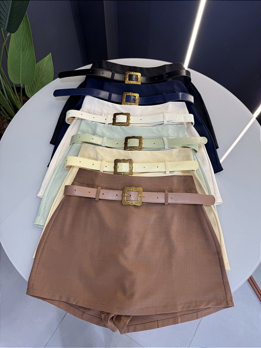 Shorts/saia c/ cinto - 7444
