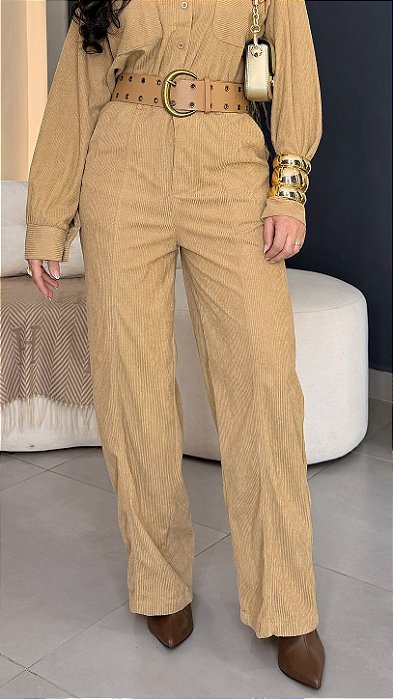 Calça em cotelê - 2180