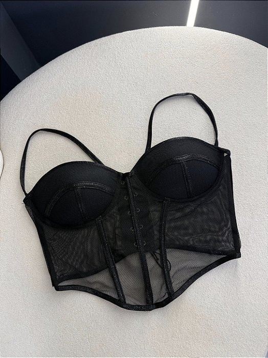 Corset em tule