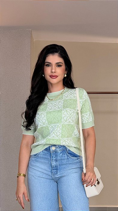 Blusa em tricô modal - 3308