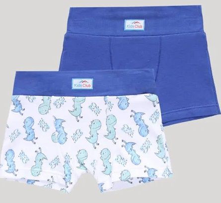 Cueca Boxer Infantil Estampada Cotton Penteado - Elefante