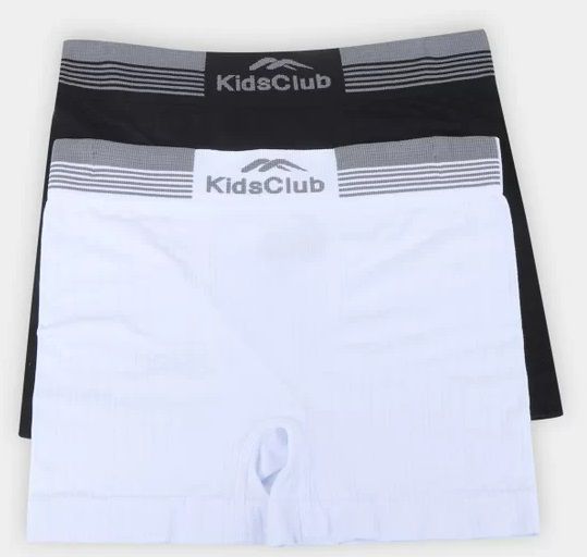 Kit 2 Cuecas Boxer Infantil Sem Costura Kids Club DelRio