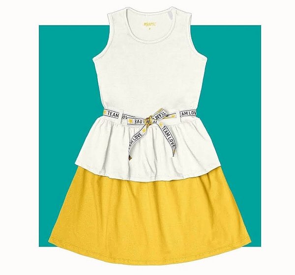 Vestido Infantil Regata