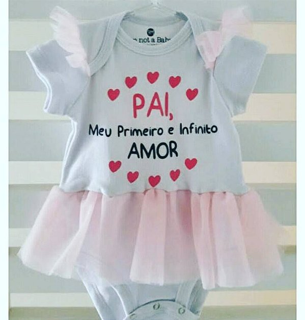 Body de Bebê Pai de Menina