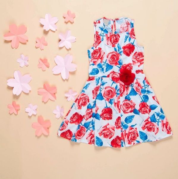 Vestido Infantil Floral