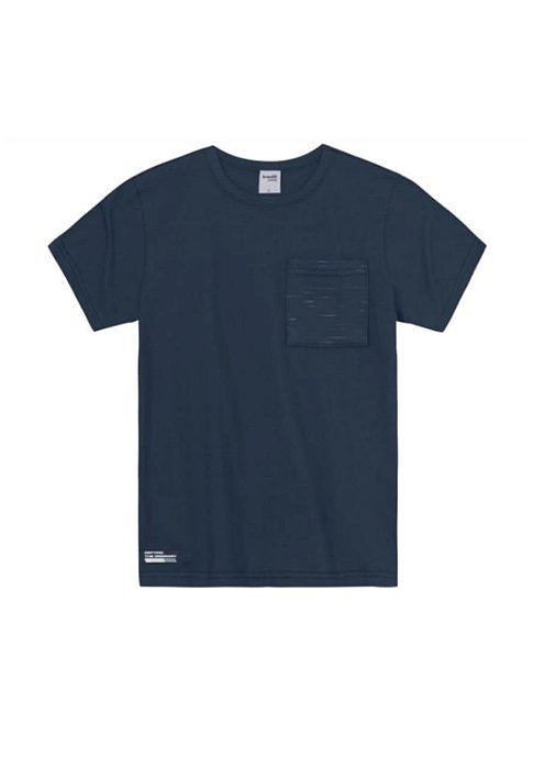 Camiseta Infantil Juvenil com Bolso