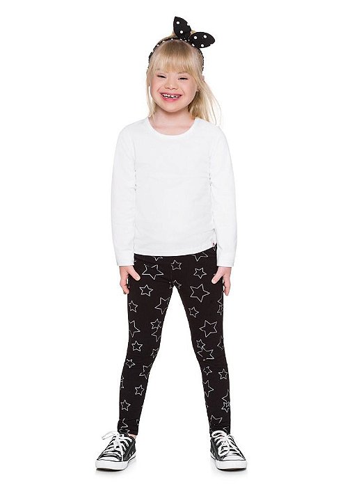 Blusa Manga Longa Infantil Brandili Menina
