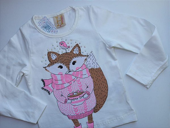Blusa Cotton Manga Longa