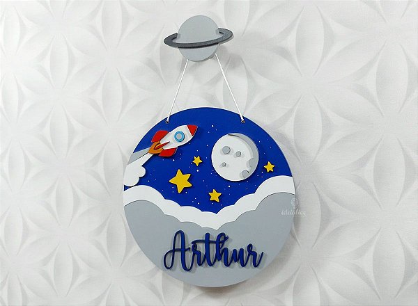 Porta Maternidade Astronauta com Pendurador