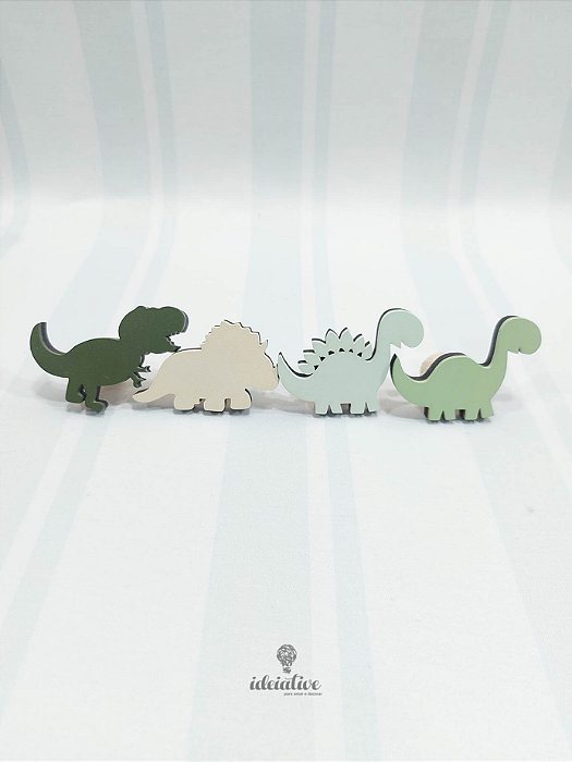 Gancho de Parede Dinossauro Cabideiro de Parede kit com 4