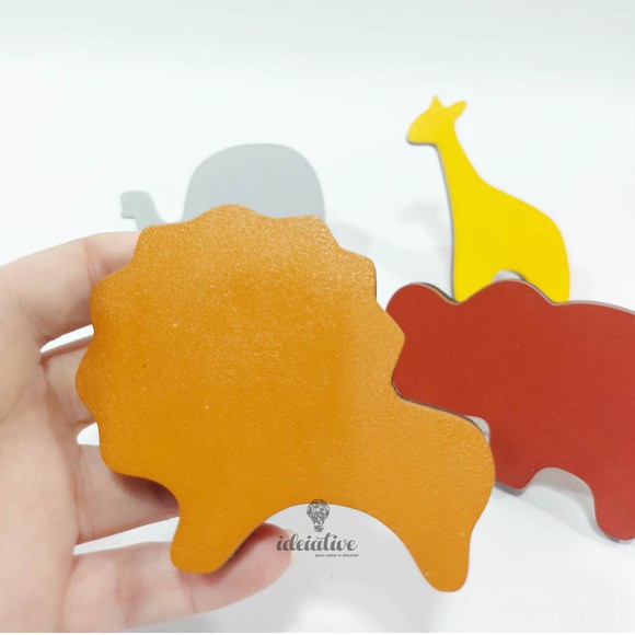 Pendurador Porta Maternidade Infantil Safari