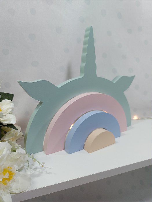 Decoração Arco-íris Unicórnio